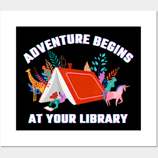 Adventure Begins At Your Library Summer Reading 2024 Posters and Art